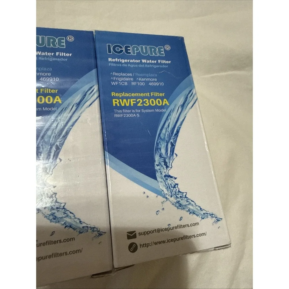 ICEPURE RWF2300A Water Filter Fits Frigidaire WF1CB Kenmore 46-9910 3-Pack